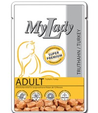 My Lady консервы для кошек с мясом индейки пауч 85 гр. 